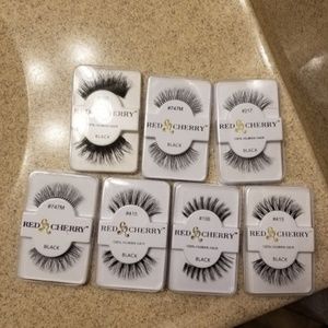 7 Red Cherry False Eyelashes